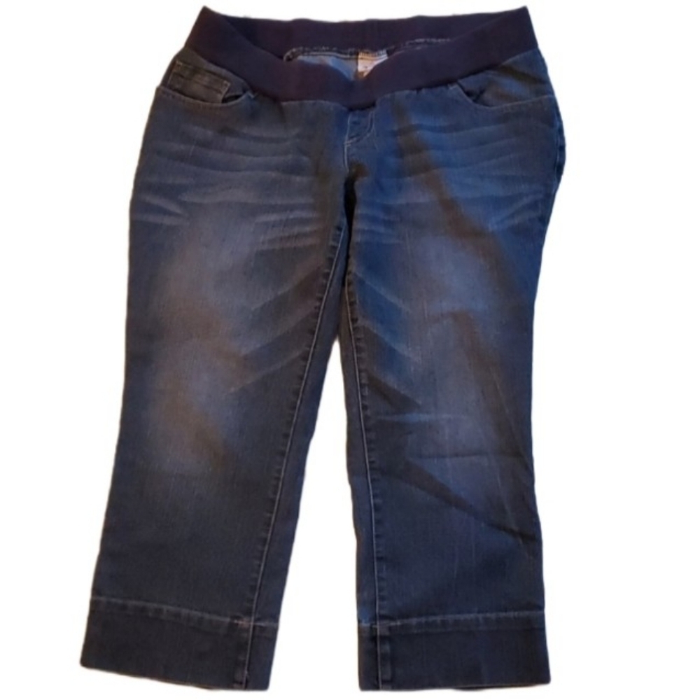 Capri Pants Denim Motherhood Large